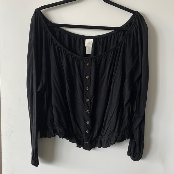 Off the shoulder long sleeve top - Picture 1 of 1